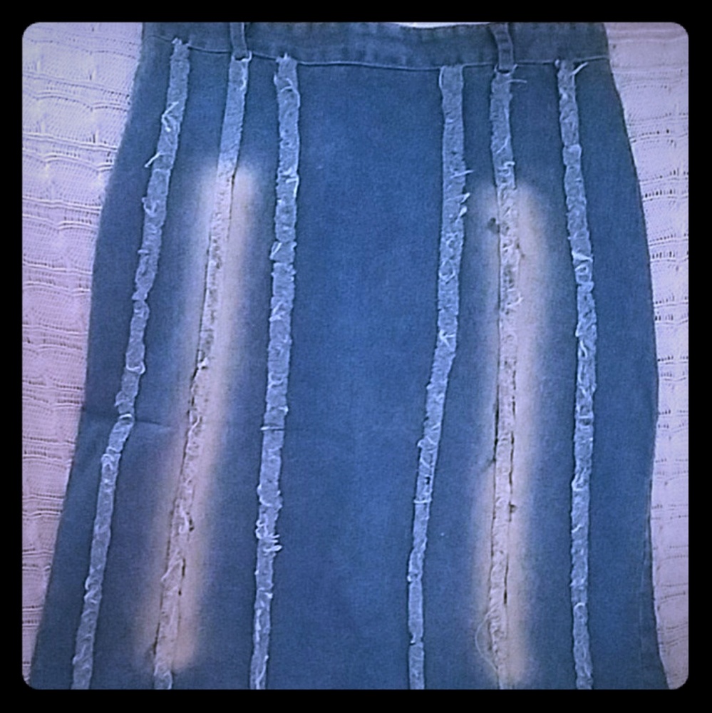 Denim skirt size Medium